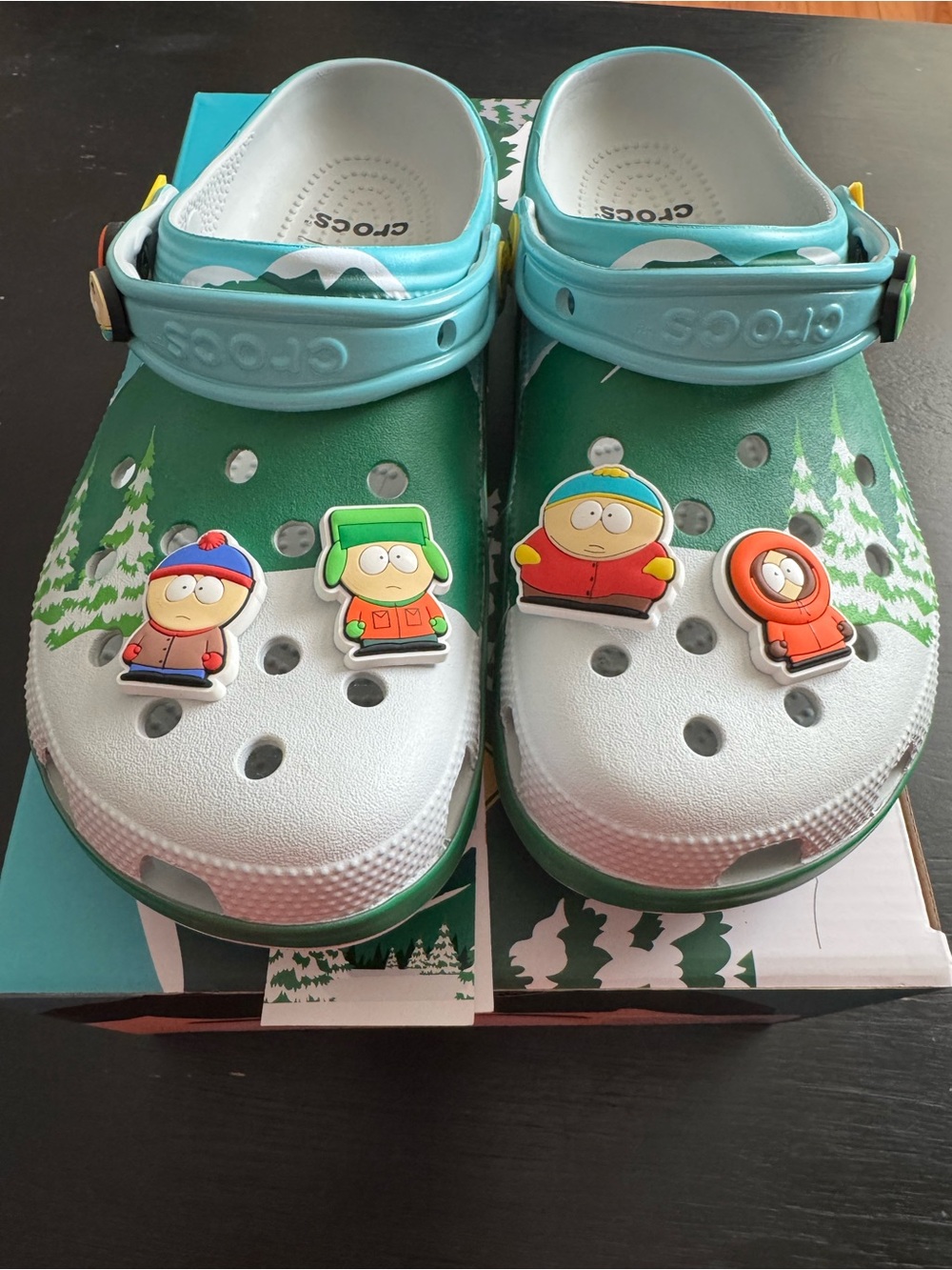 CROCS South Park Multi-Color Clog, Size 8 Men’s/ 10 Women’s. NWT